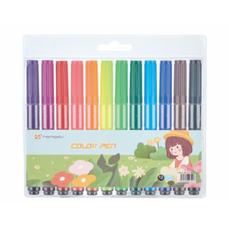12 Colors  Pressure-Resistant Nib Watercolor Pen 12 Colors  Pressure-Resistant Nib Watercolor Pen